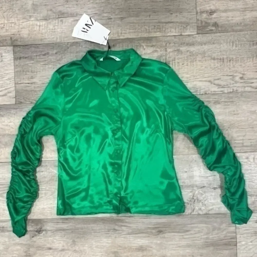 ZARA Button Down Blouse NWT - Picture 15 of 16